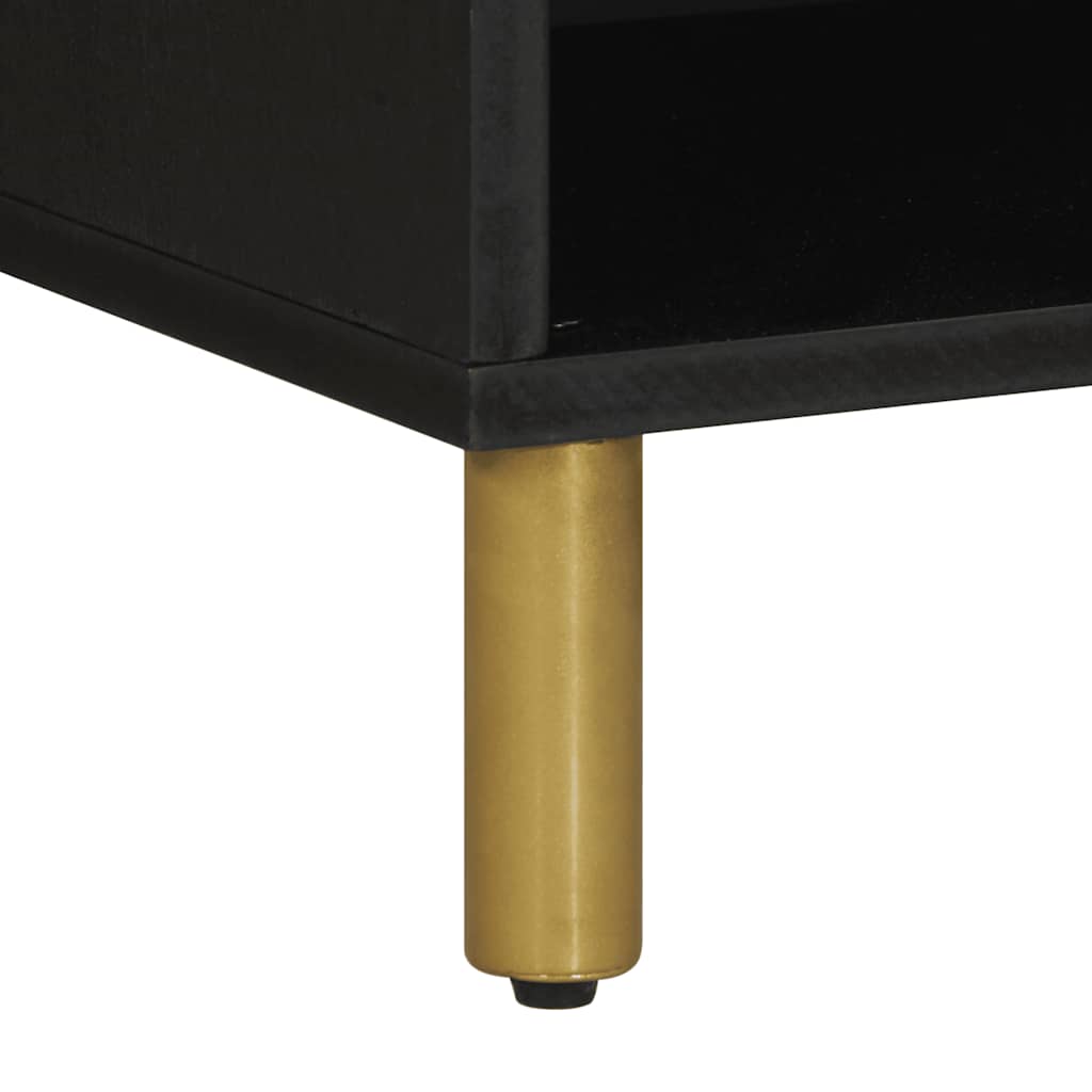 tv-bord 80x33x46 cm konstrueret træ sort