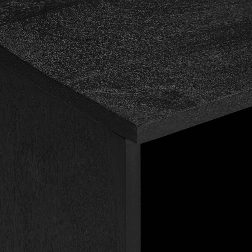 tv-bord 100x33x46 cm konstrueret træ sort