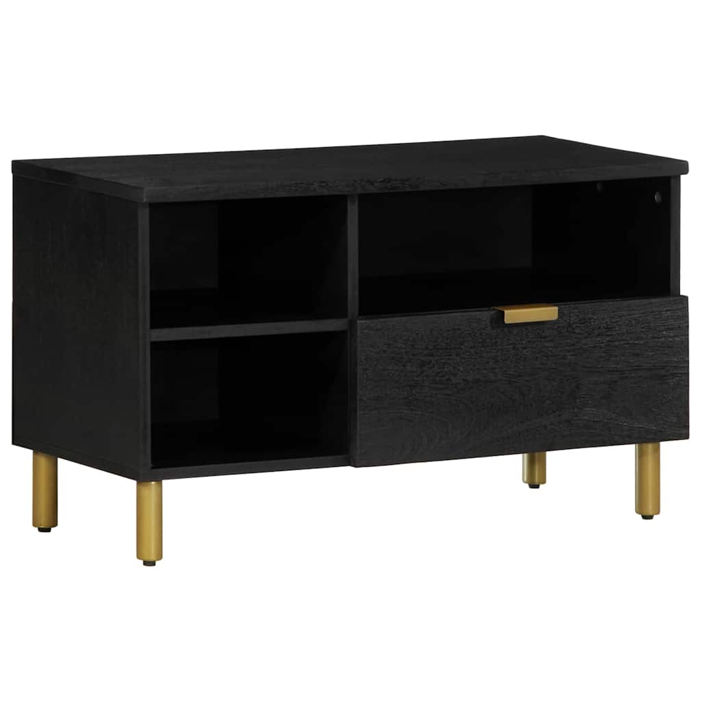 tv-bord 80x33x46 cm konstrueret træ sort