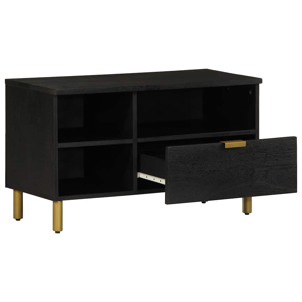 tv-bord 80x33x46 cm konstrueret træ sort