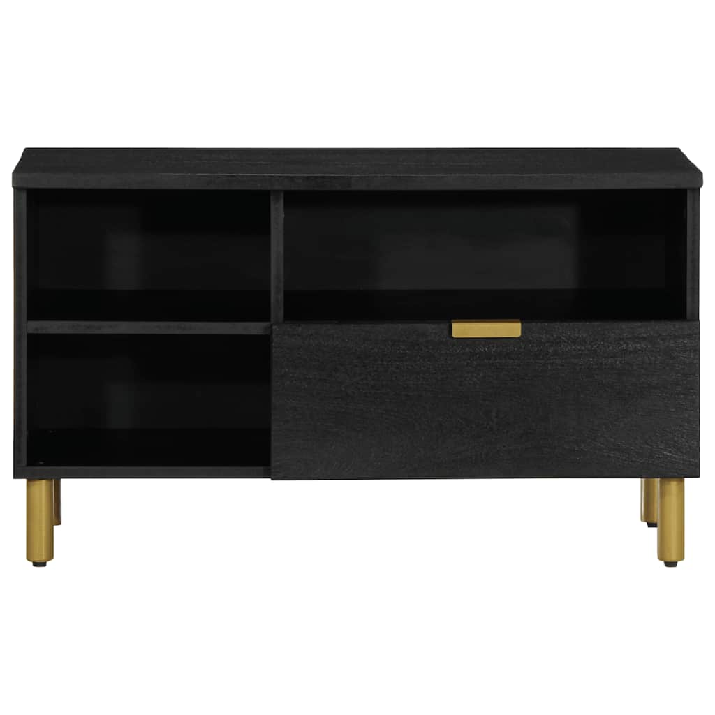 tv-bord 80x33x46 cm konstrueret træ sort