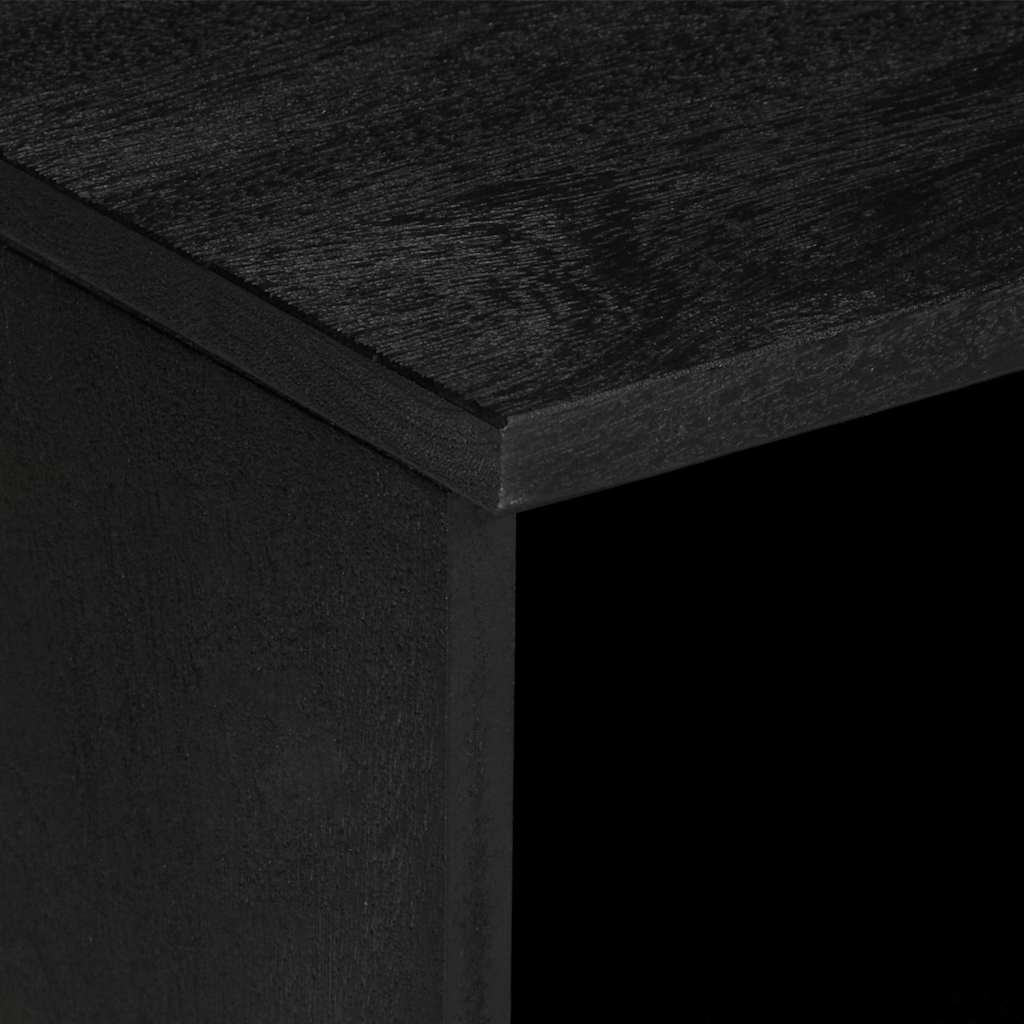 tv-bord 80x33x46 cm konstrueret træ sort