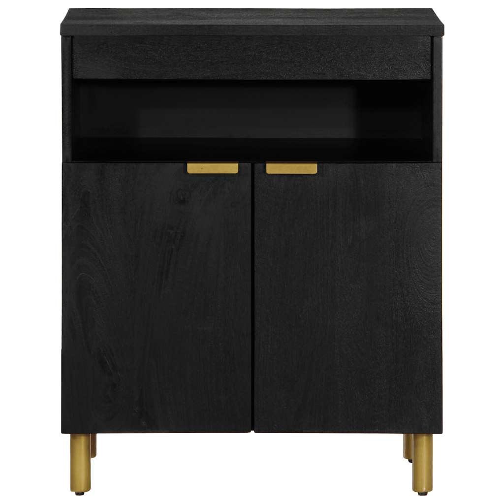 skab 60x33x75 cm konstrueret træ sort