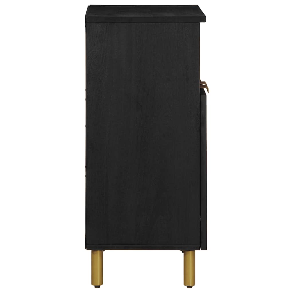 skab 60x33x75 cm konstrueret træ sort