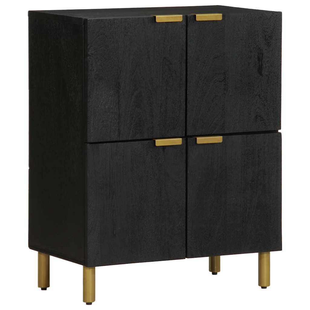 skab 60x33x75 cm konstrueret træ sort