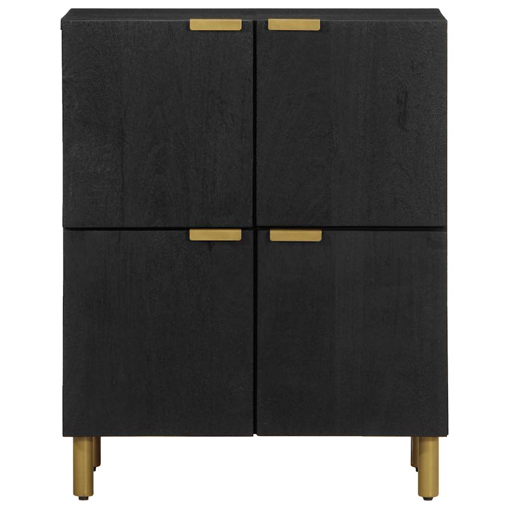 skab 60x33x75 cm konstrueret træ sort
