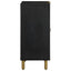 skab 60x33x75 cm konstrueret træ sort