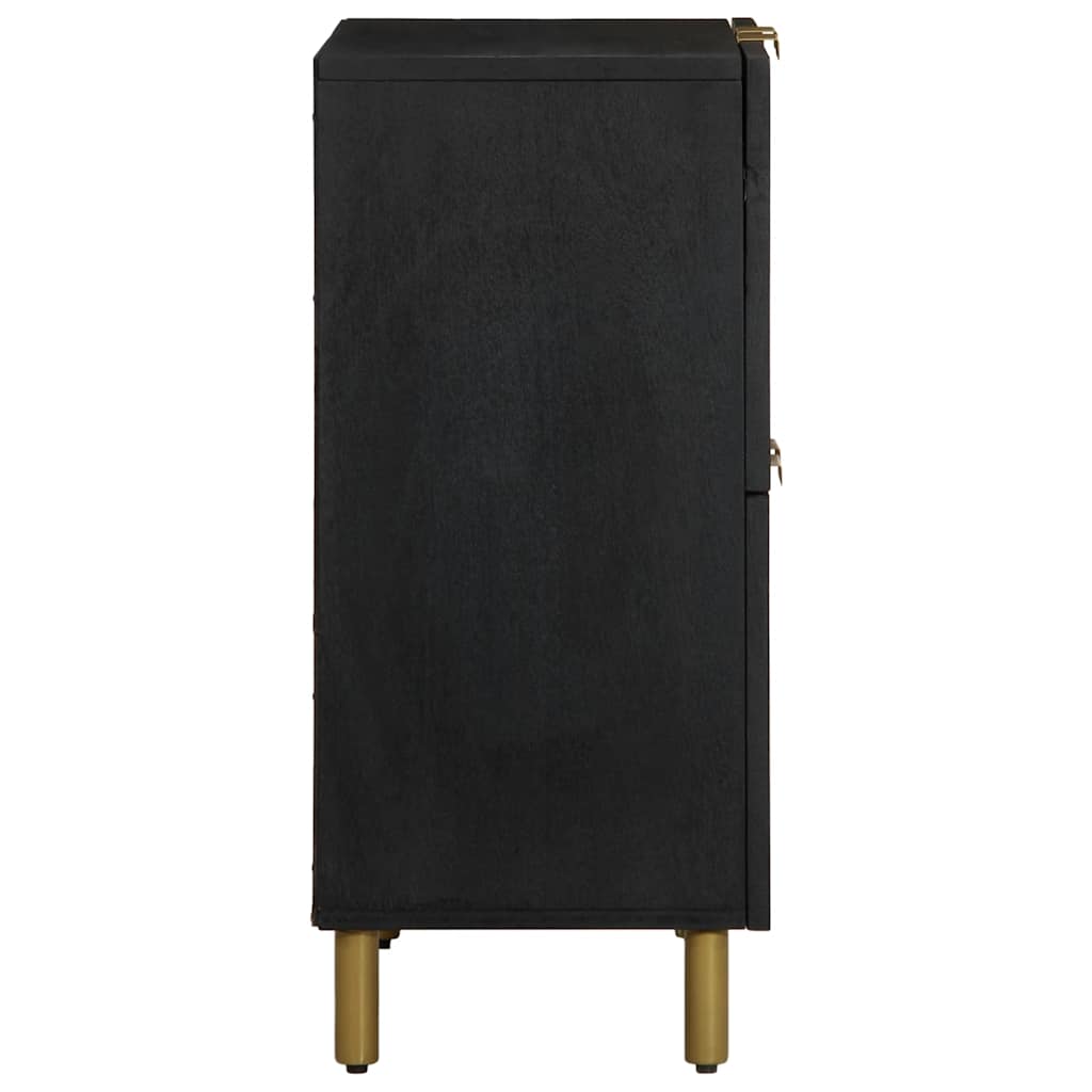 skab 60x33x75 cm konstrueret træ sort