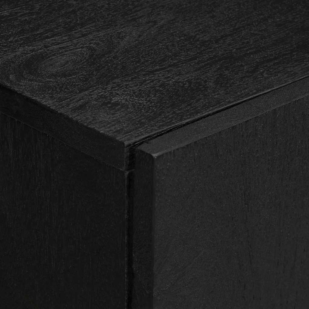 skab 60x33x75 cm konstrueret træ sort