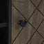 tv-bord 105x33x46 cm massivt mangotræ sort
