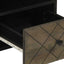 tv-bord 100x33x46 cm massivt mangotræ sort