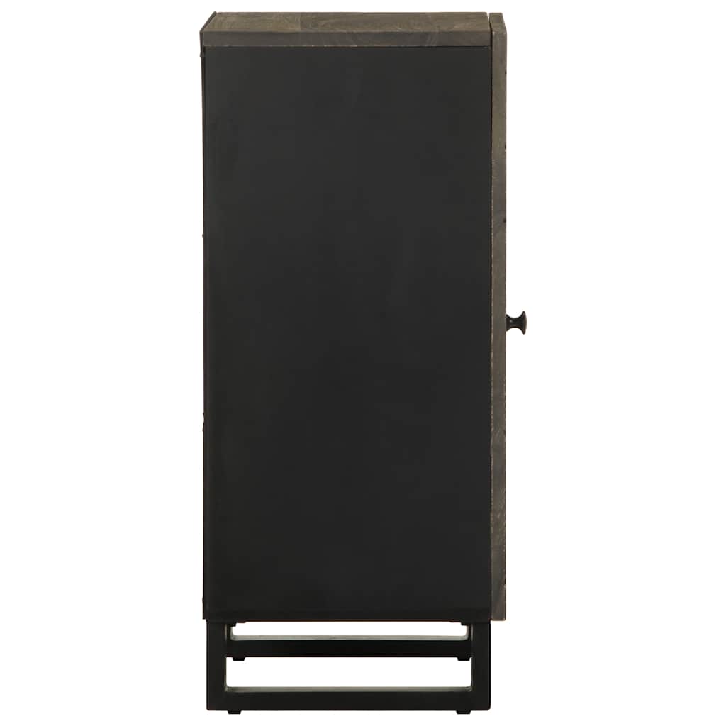 skænk 40x33x75 cm massivt mangotræ sort