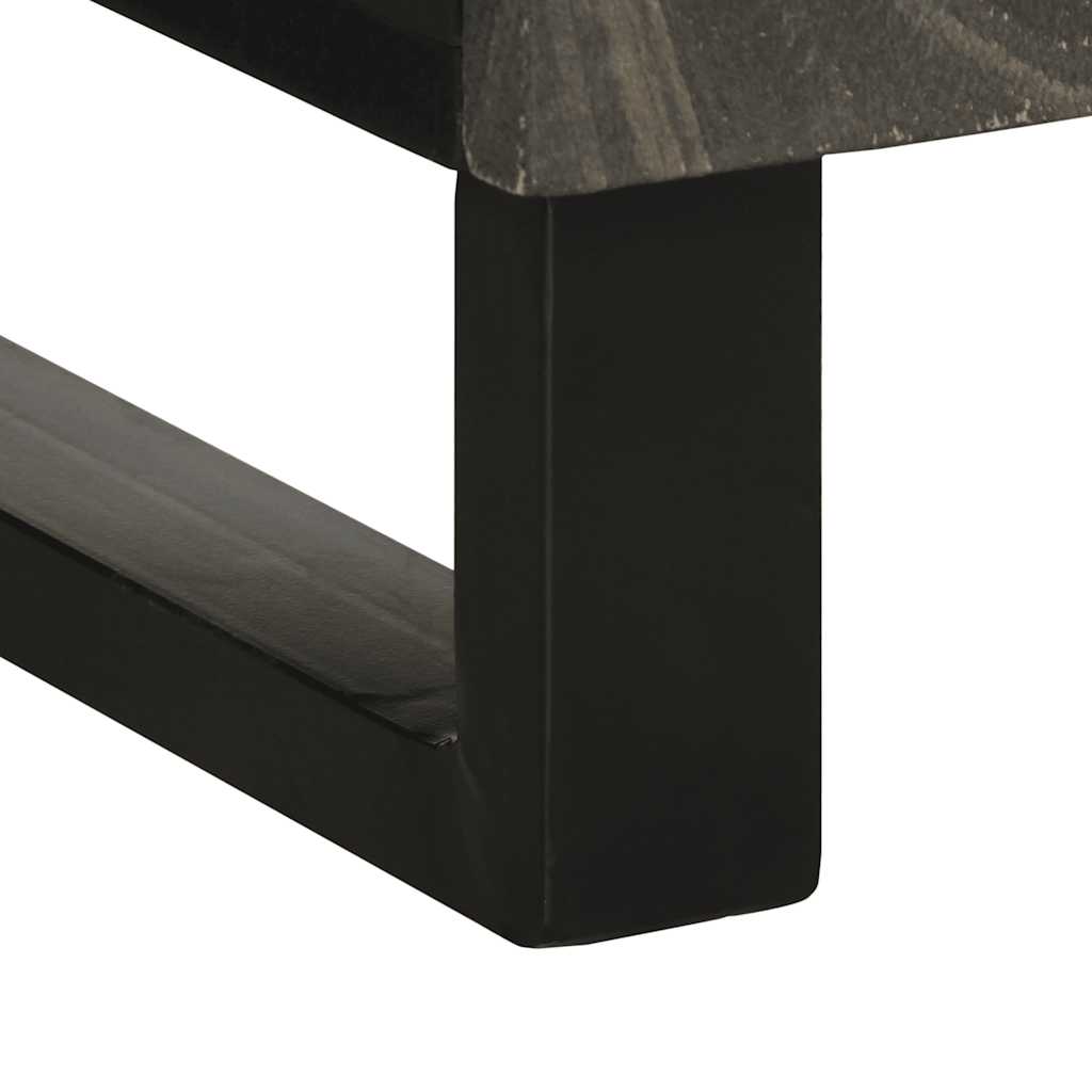 skænk 40x33x75 cm massivt mangotræ sort