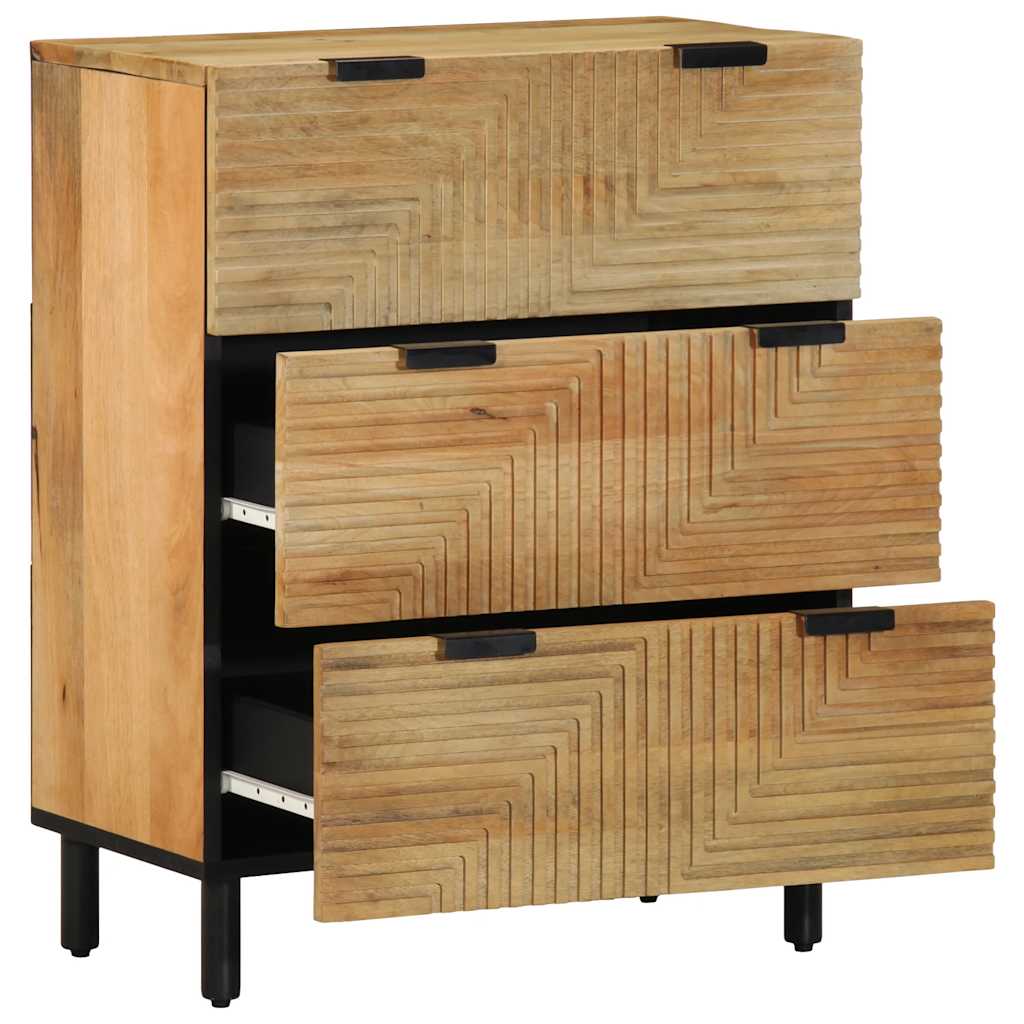 skænk 60x33x75 cm massivt mangotræ brun