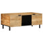 sofabord 100x54x40 cm massivt mangotræ brun