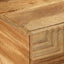 sofabord 100x54x40 cm massivt mangotræ brun