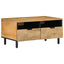 sofabord 80x54x40 cm massivt mangotræ brun