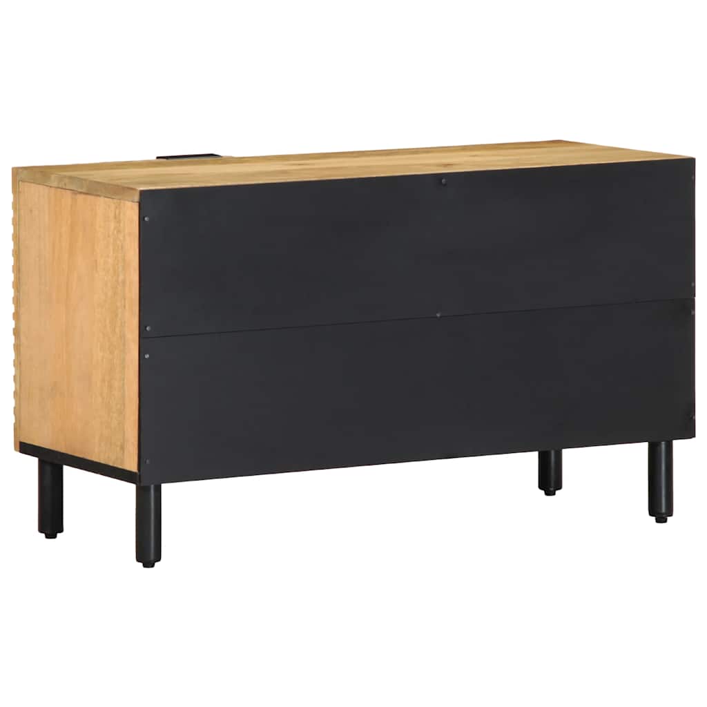 tv-bord 80x31,5x46 cm massivt mangotræ brun