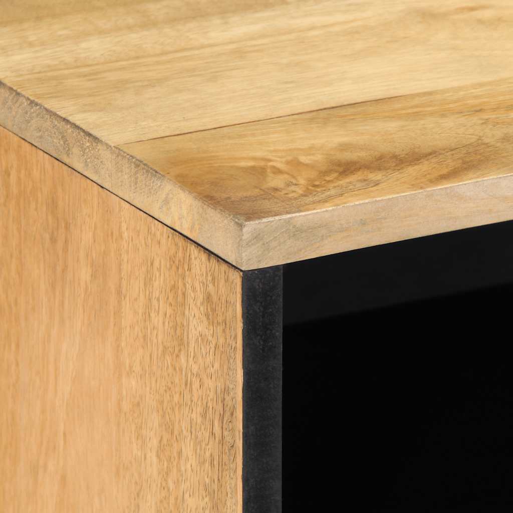 tv-bord 80x31,5x46 cm massivt mangotræ brun