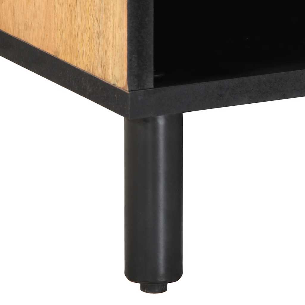 tv-bord 80x31,5x46 cm massivt mangotræ brun