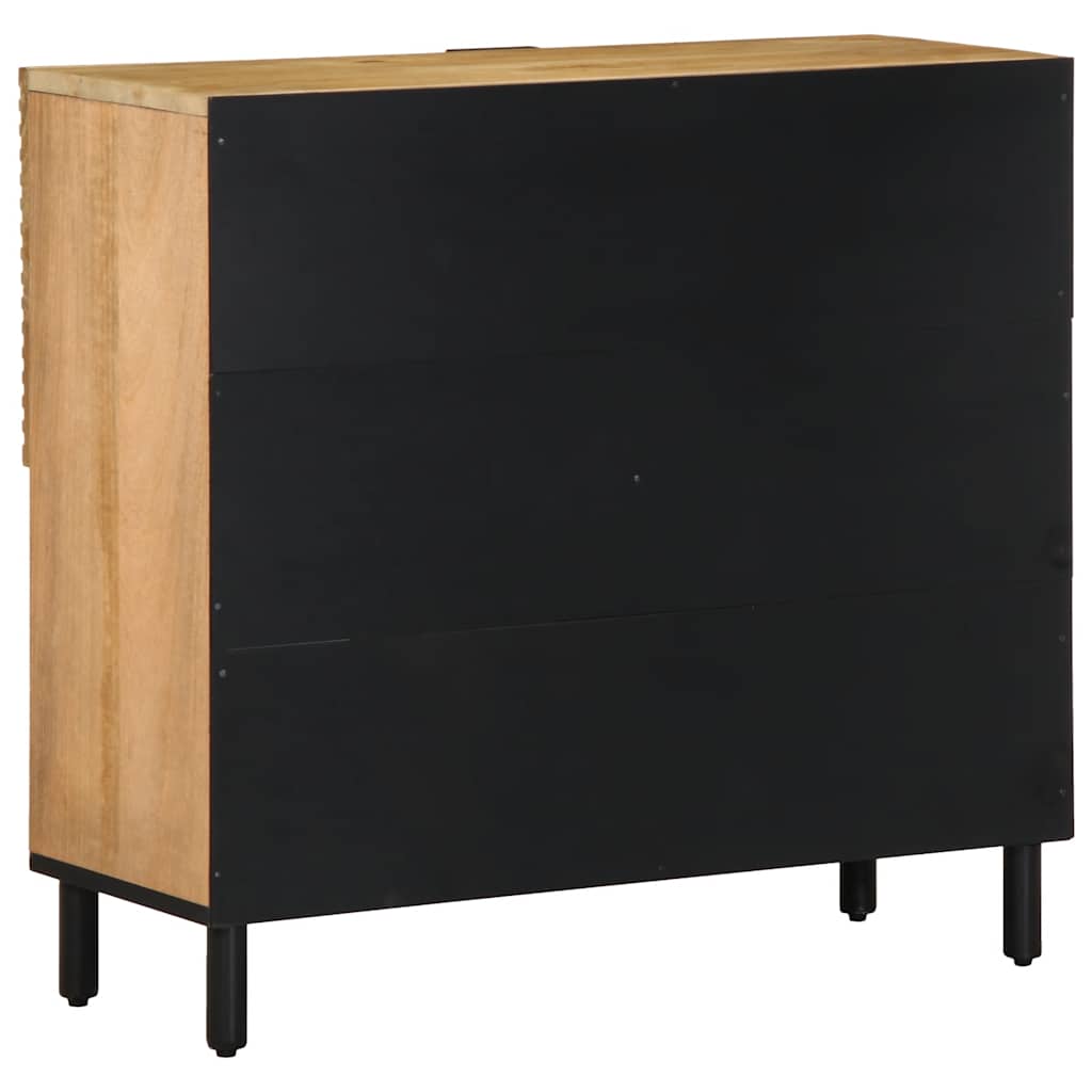 skænk 80x33x75 cm massivt mangotræ brun