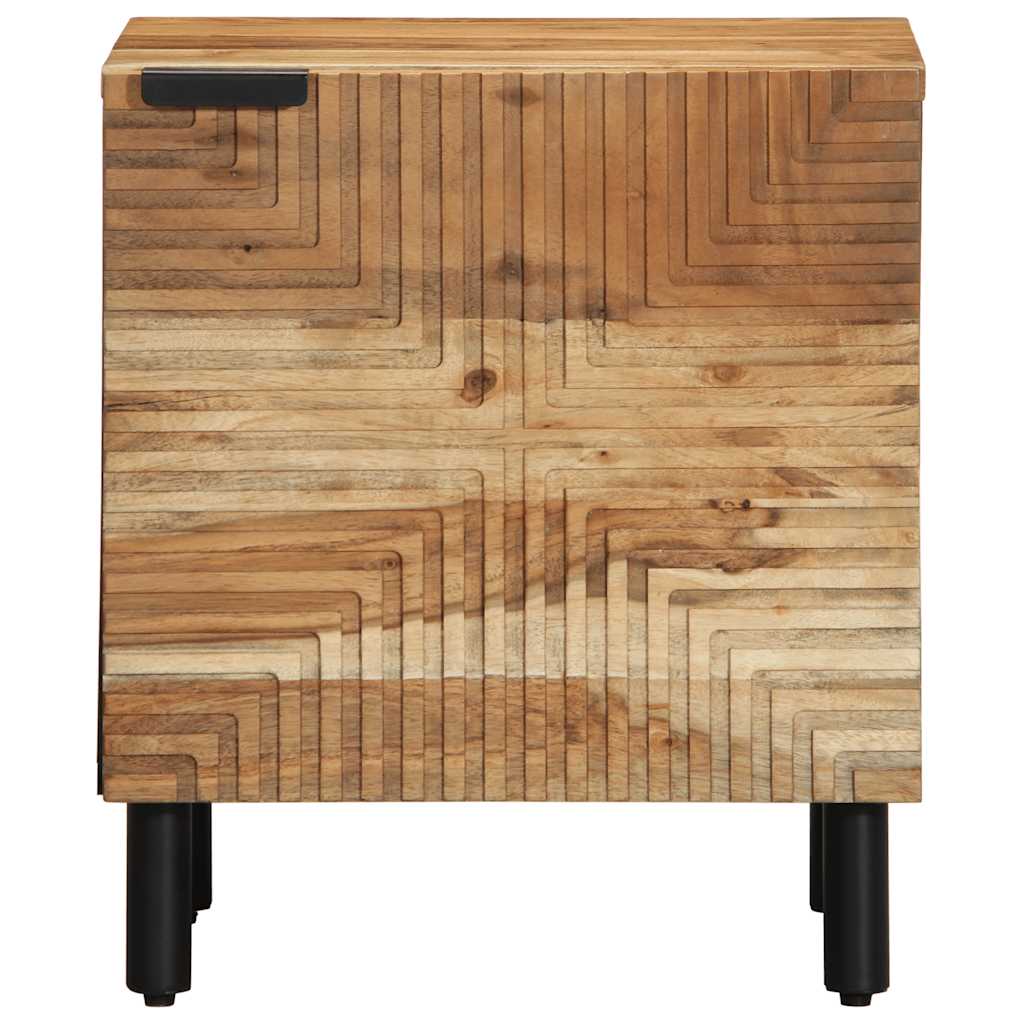 sengeborde 2 stk. 40x33x46 cm massivt akacietræ