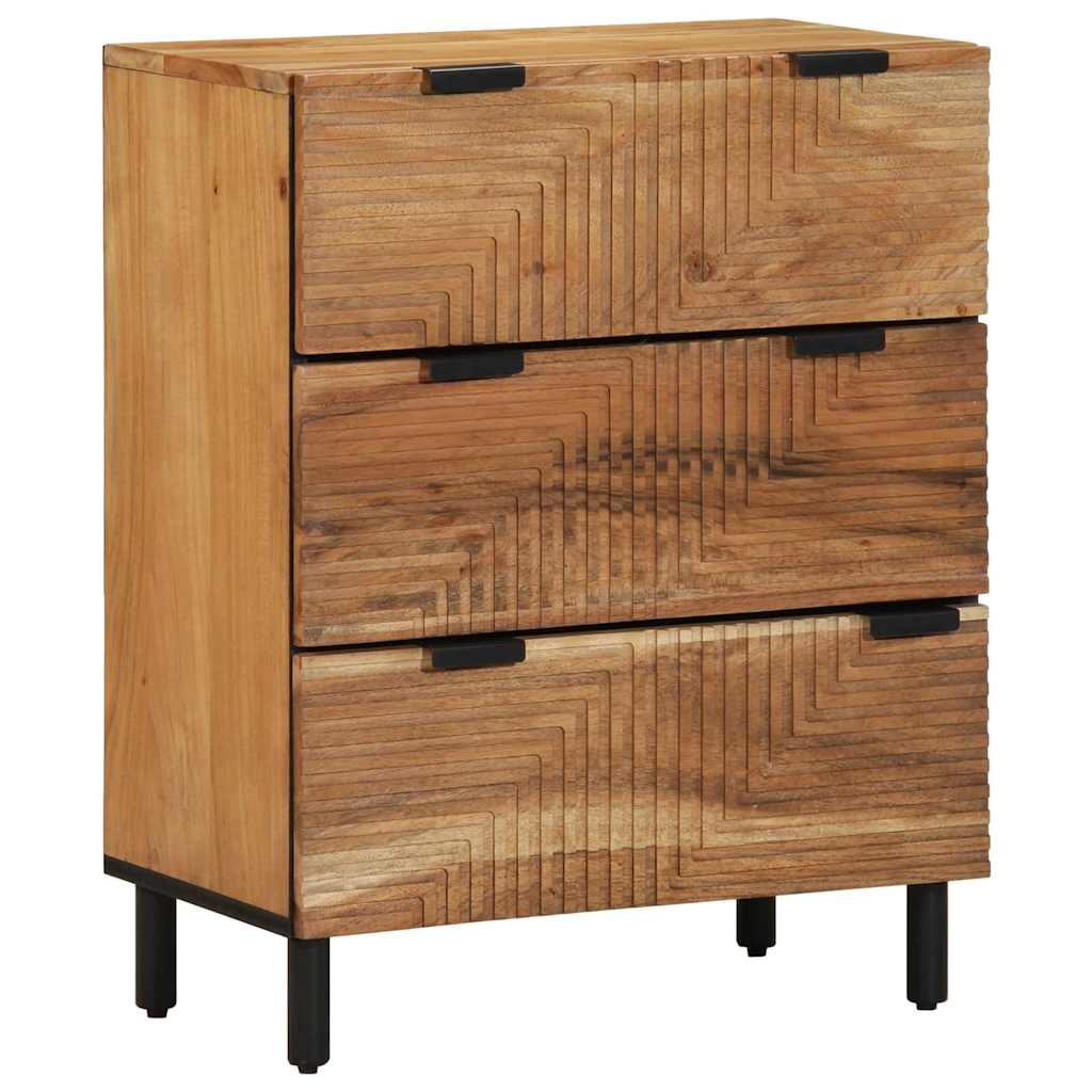 skænk 60x33x75 cm massivt akacietræ
