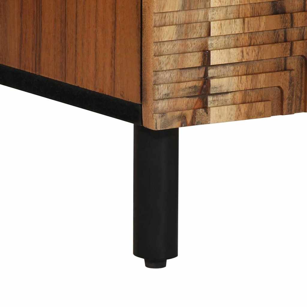 Sideboard med hylde Brun 60 x 33 x 75 cm Massivt mangotræ