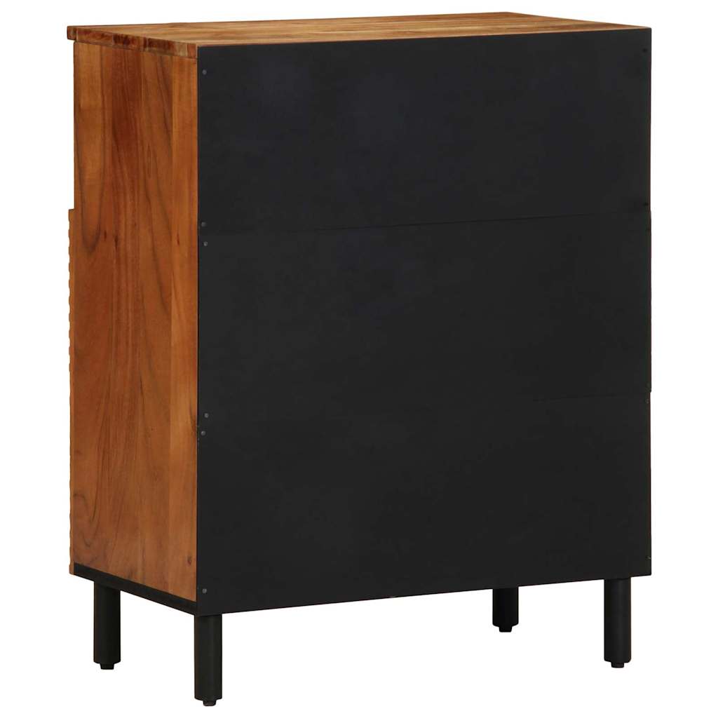 Sideboard med hylde Brun 60 x 33 x 75 cm Massivt mangotræ
