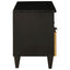 TV-skab Sort og Guld 70 x 33 x 46 cm Konstrueret træ