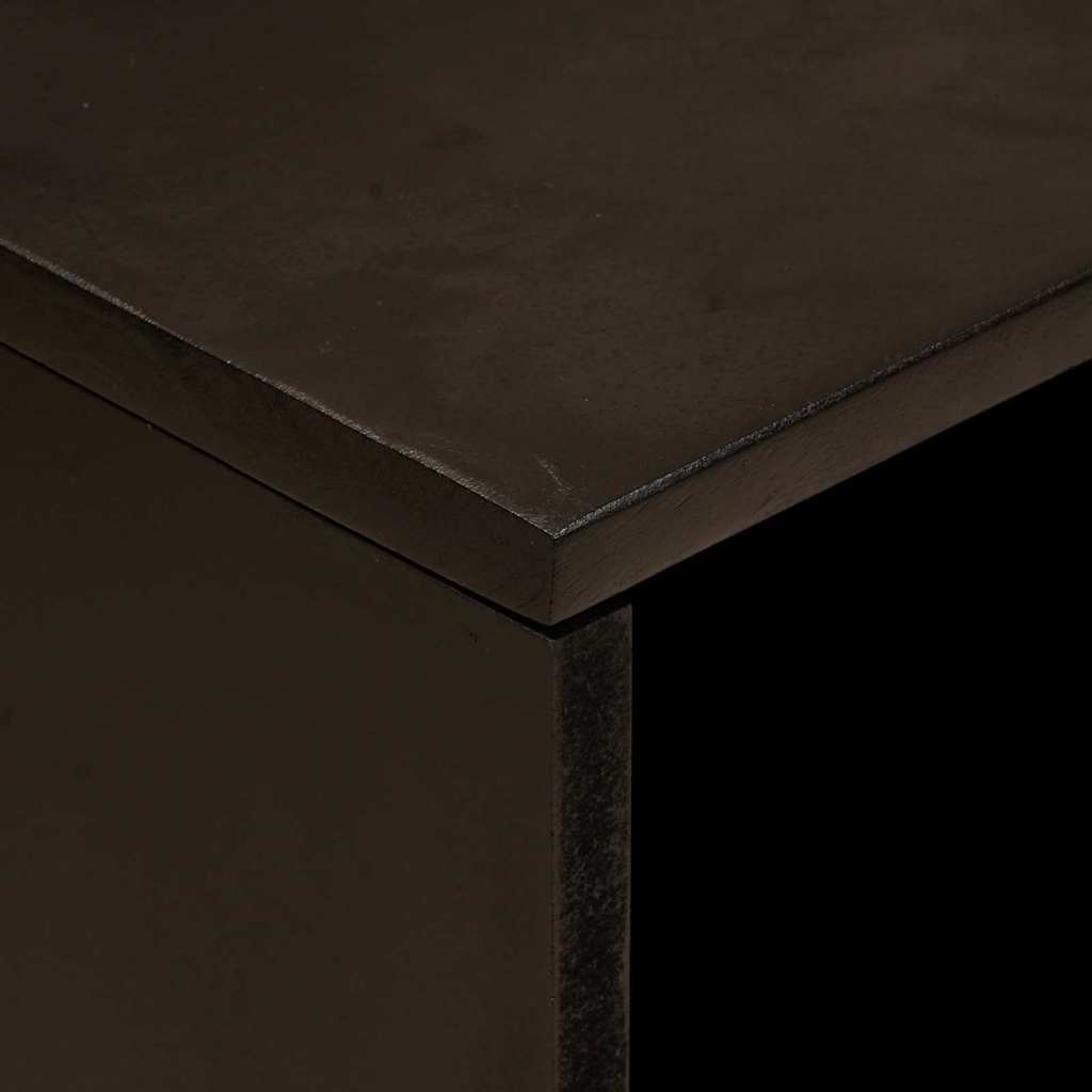 Sengebord Sort og Guld 50 x 33 x 62 cm Konstrueret træ