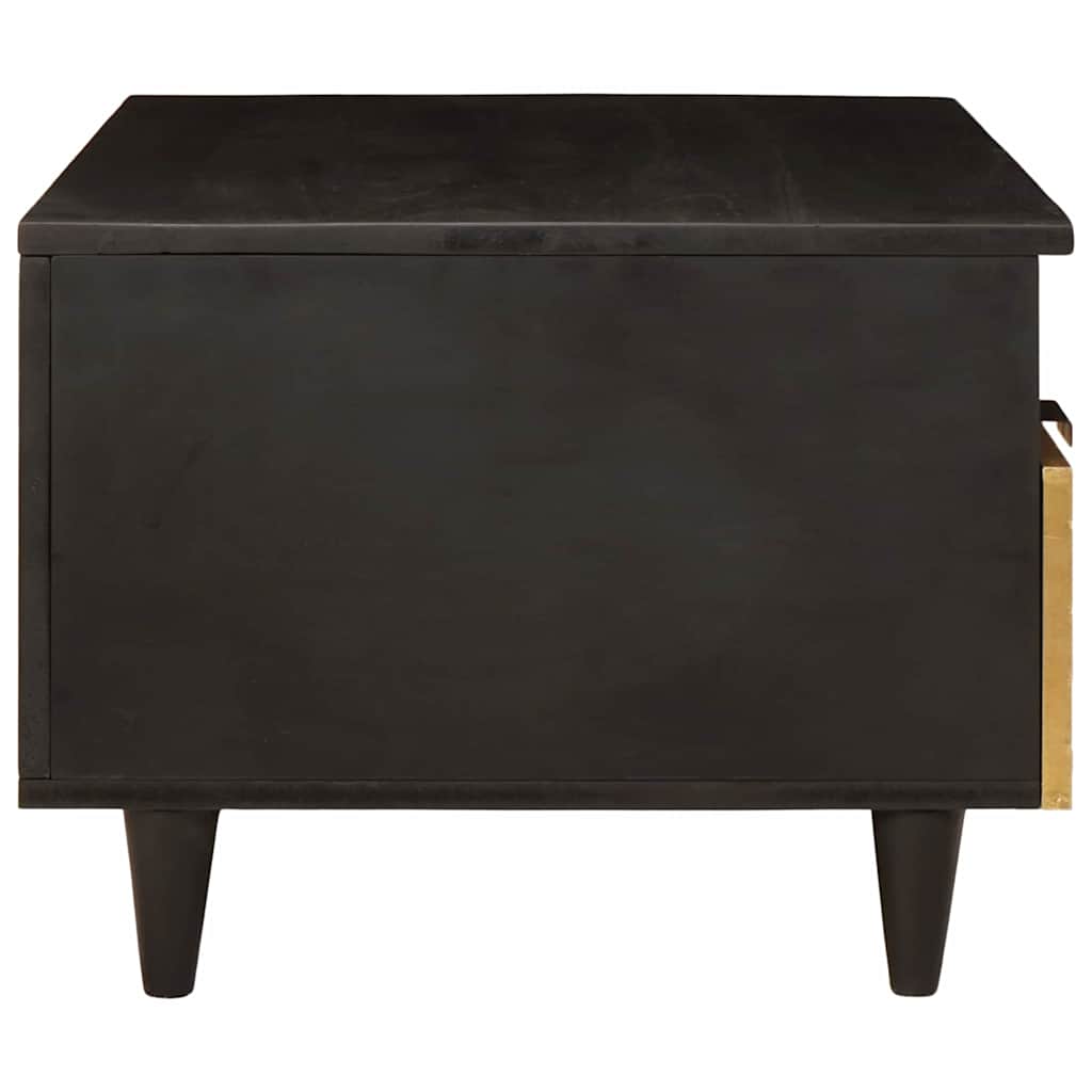 Sofabord Sort og Guld 40 x 33 x 46 cm Konstrueret træ