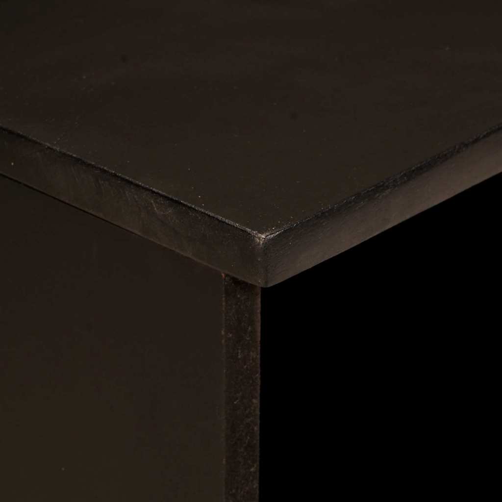 TV-skab Sort og Guld 100 x 33 x 46 cm Konstrueret træ