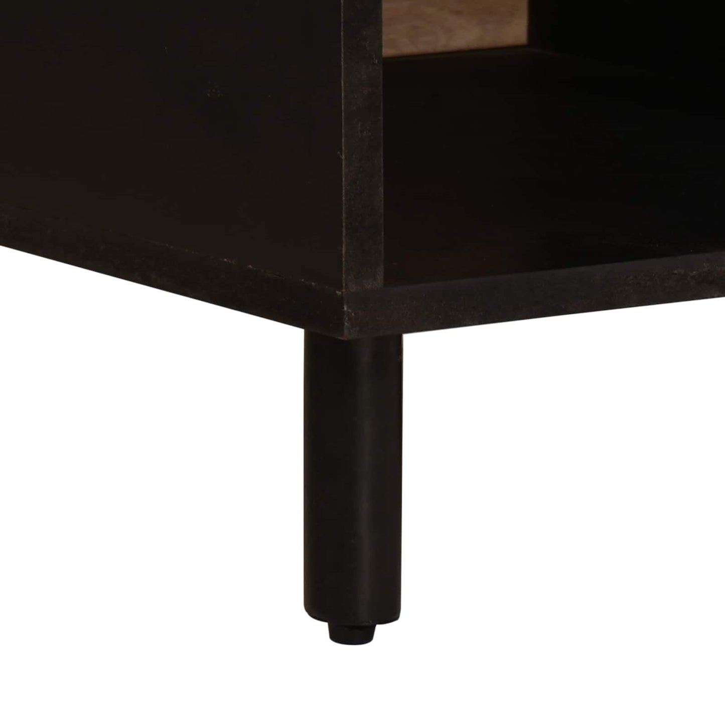 Sofabord Hvid 80 x 50 x 40 cm Massivt mangotræ
