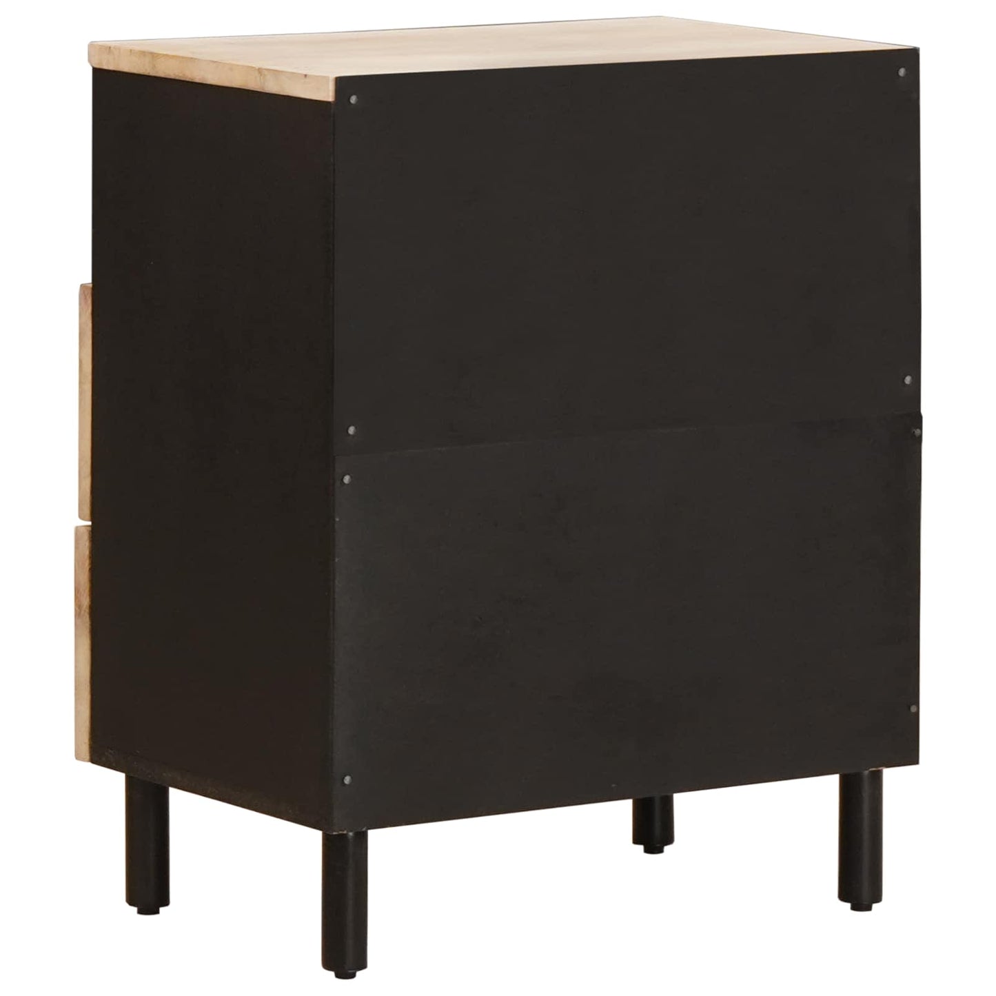 Natskab Hvid 50 x 33 x 62 cm Massivt mangotræ