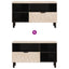 TV-skab Hvid Vask Finish 80 x 33 x 46 cm Massivt mangotræ