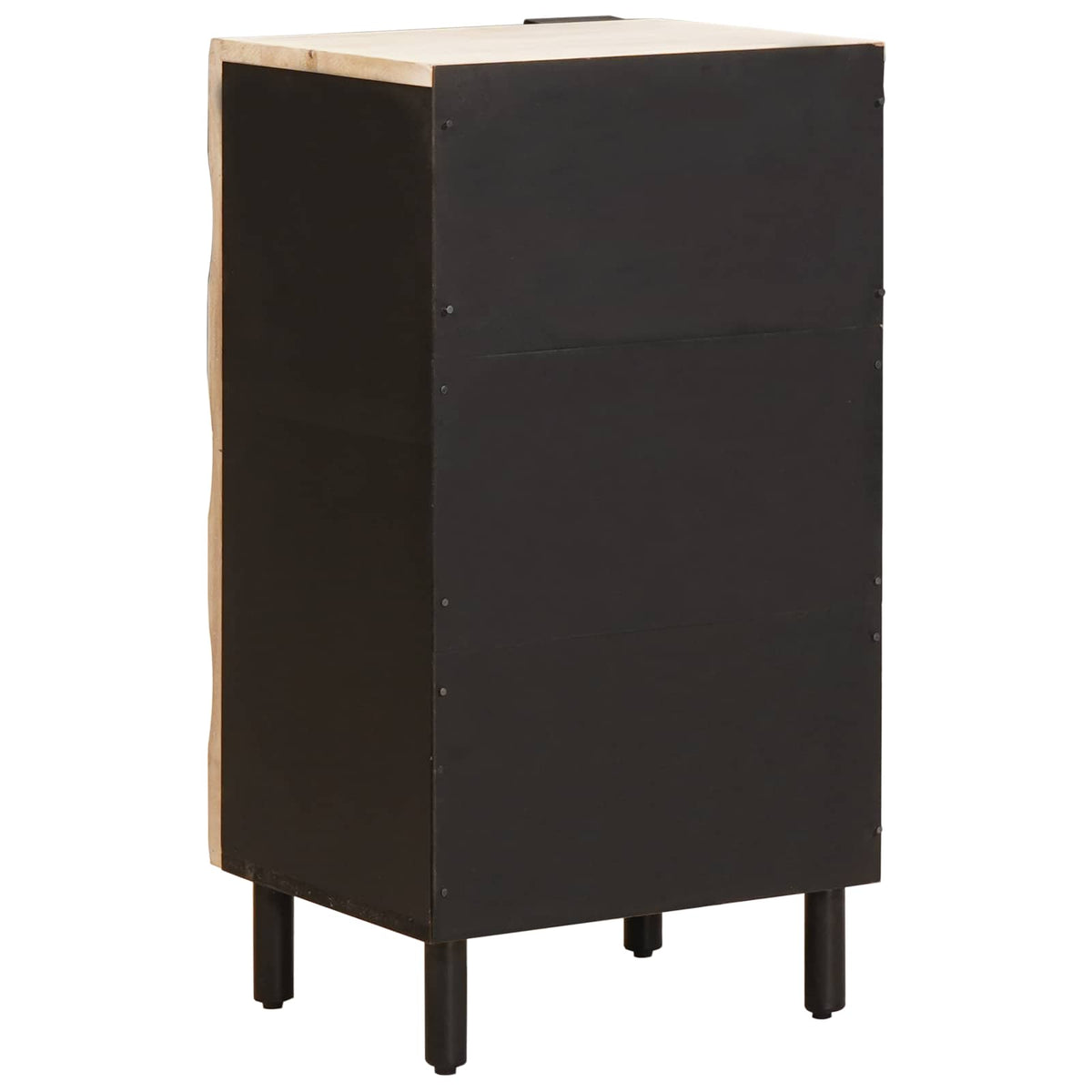 Sideboard Hvid Vask Finish 40 x 33 x 75 cm Massivt mangotræ