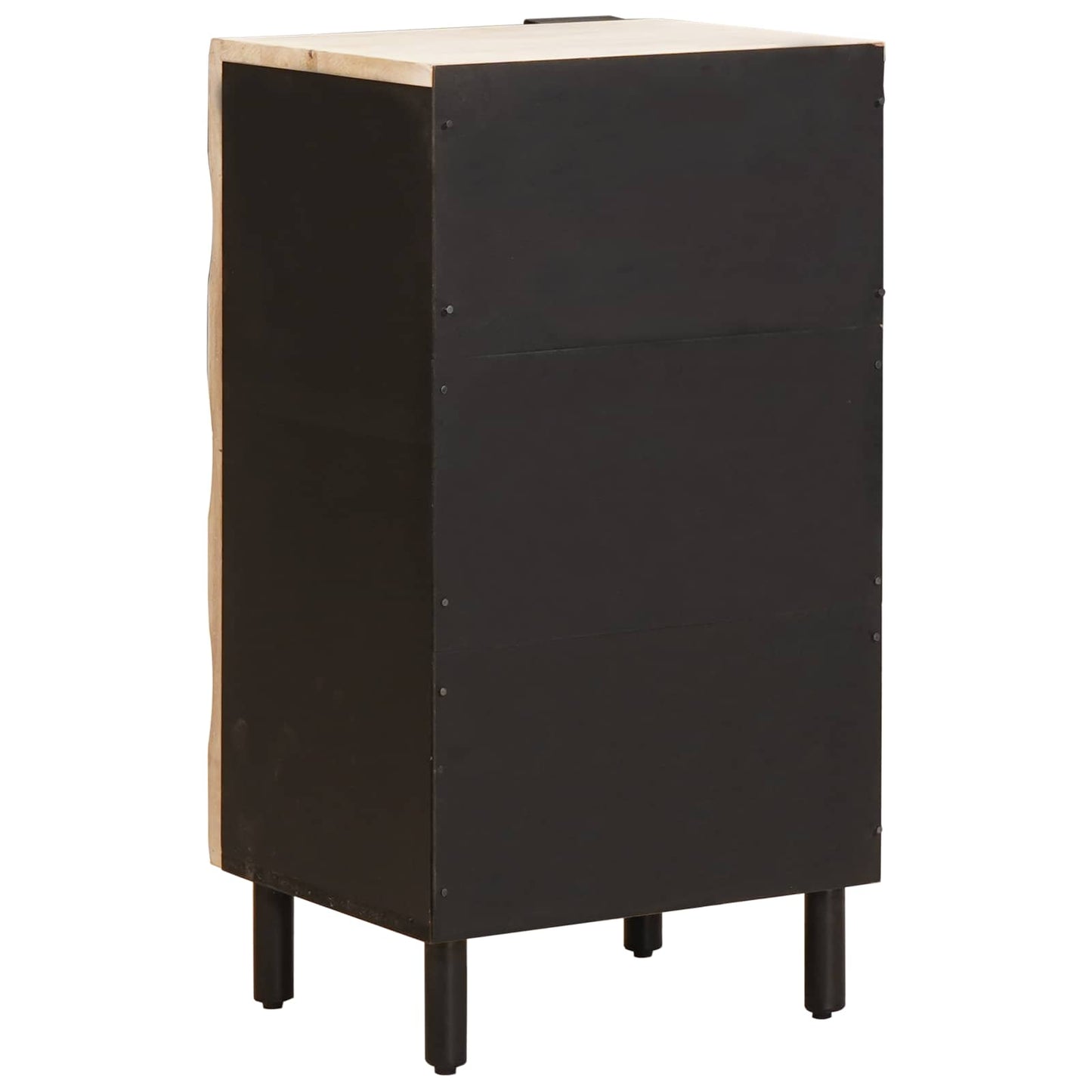 Sideboard Hvid Vask Finish 40 x 33 x 75 cm Massivt mangotræ