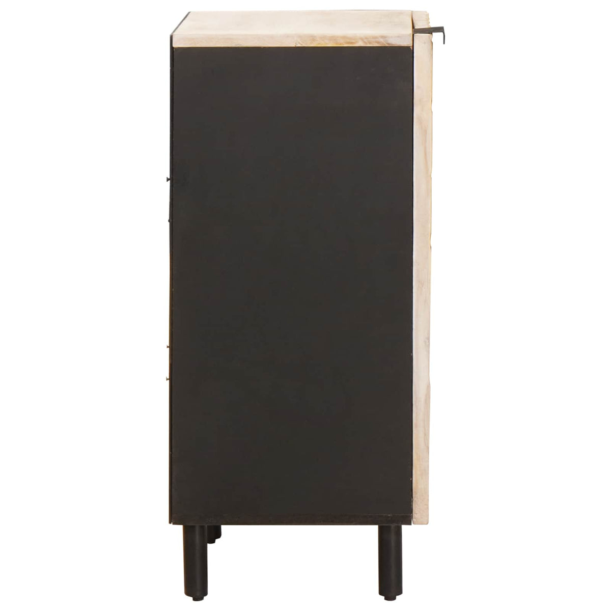 Sideboard Hvid Vask Finish 40 x 33 x 75 cm Massivt mangotræ
