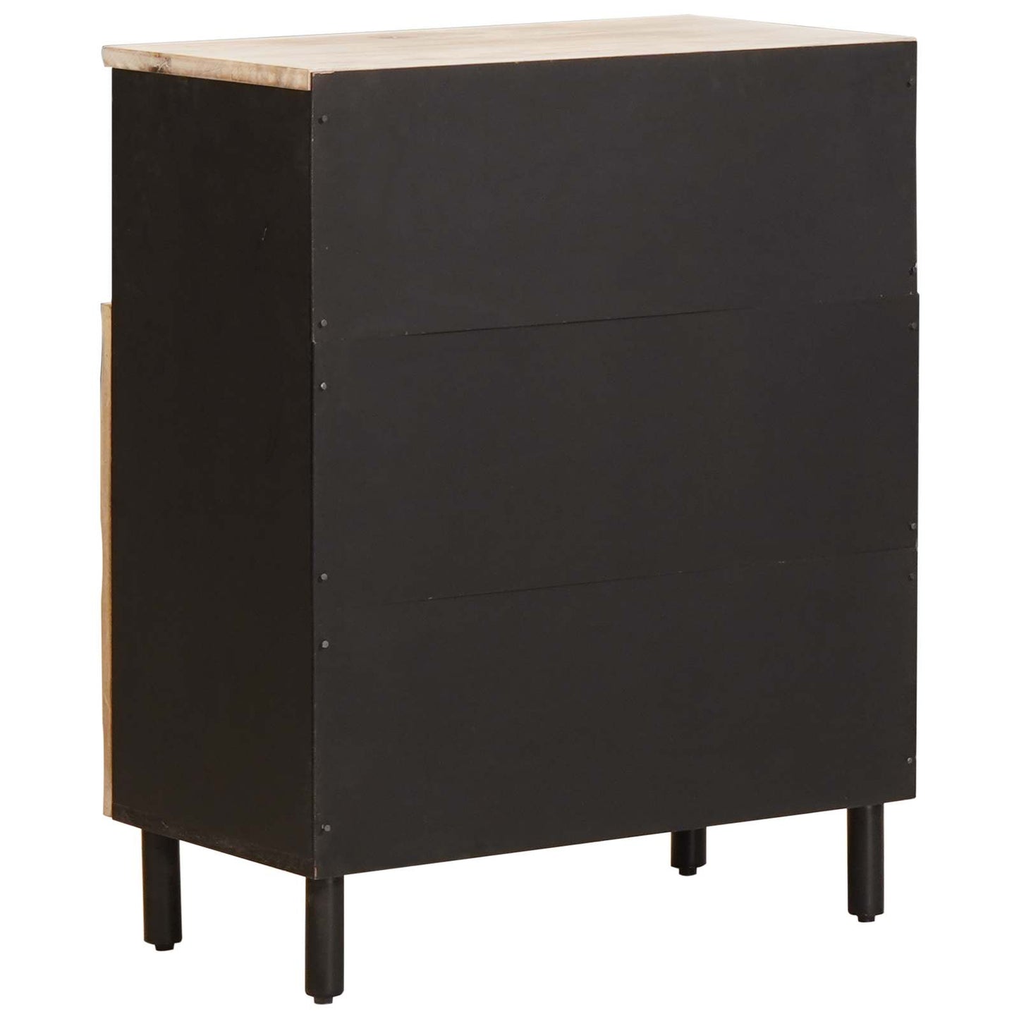 Sideboard Hvid Vask Finish 60 x 33 x 75 cm Massivt mangotræ