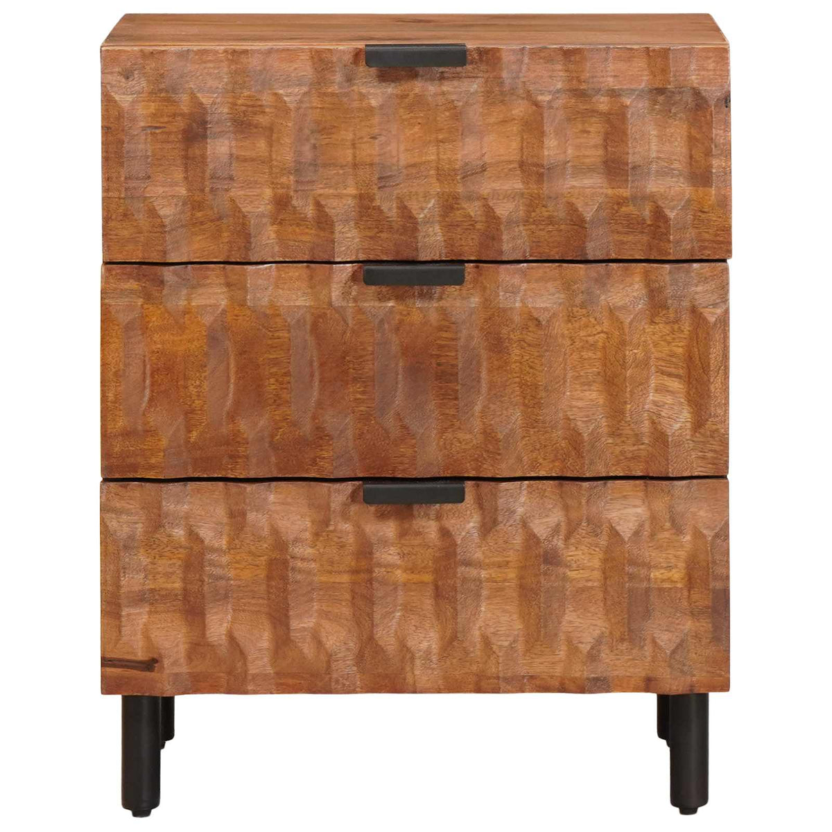 Natskab med skuffe Brun 50 x 33 x 62 cm Massivt mangotræ