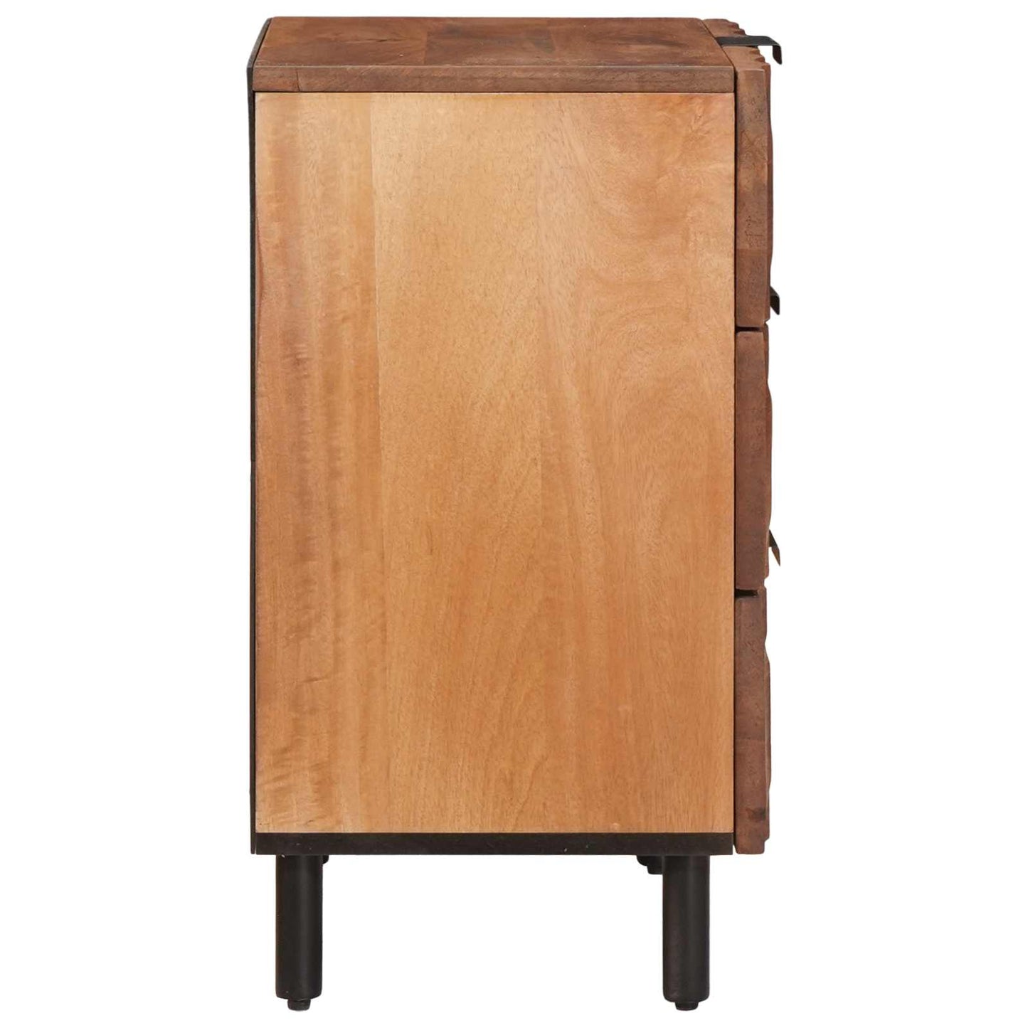 Natskab med skuffe Brun 50 x 33 x 62 cm Massivt mangotræ