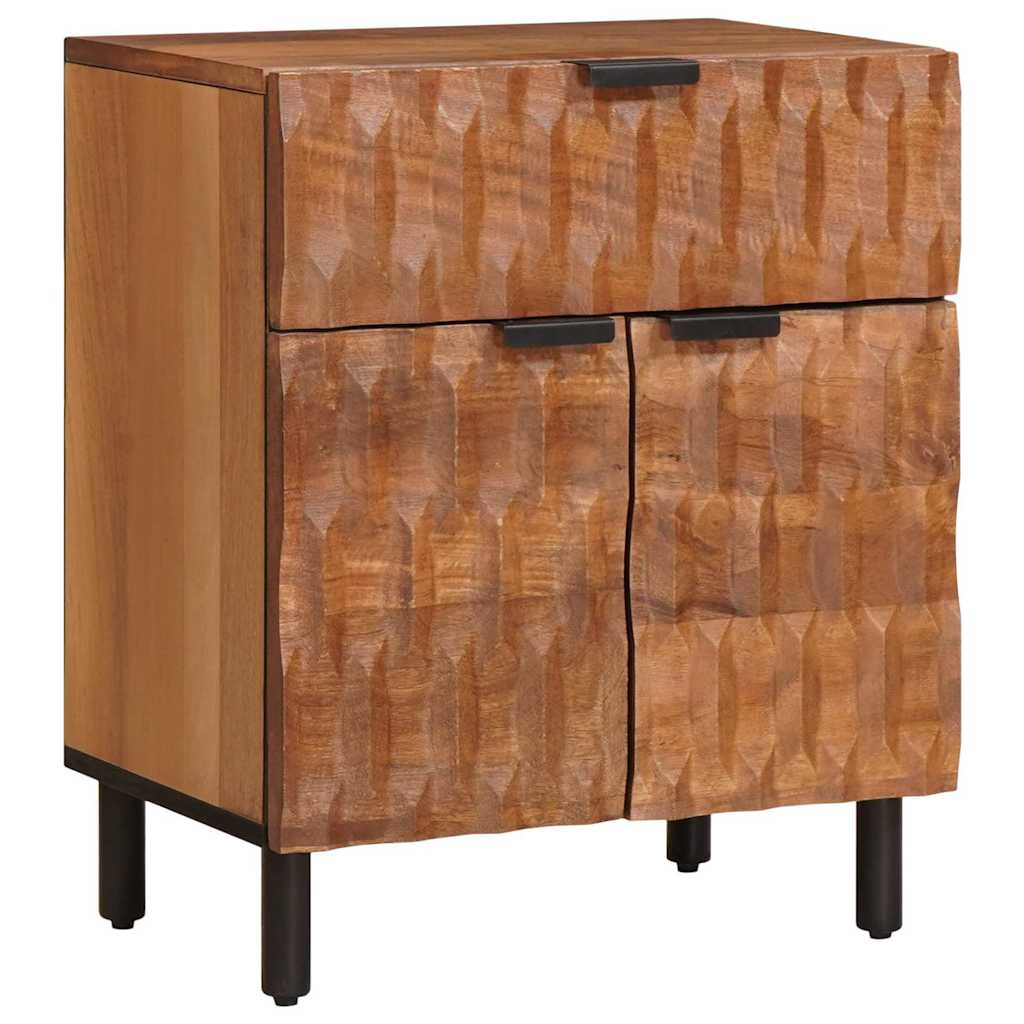 Natskab Brun 50 x 33 x 60 cm Massivt mangotræ