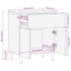 Natskab Brun 50 x 33 x 60 cm Massivt mangotræ