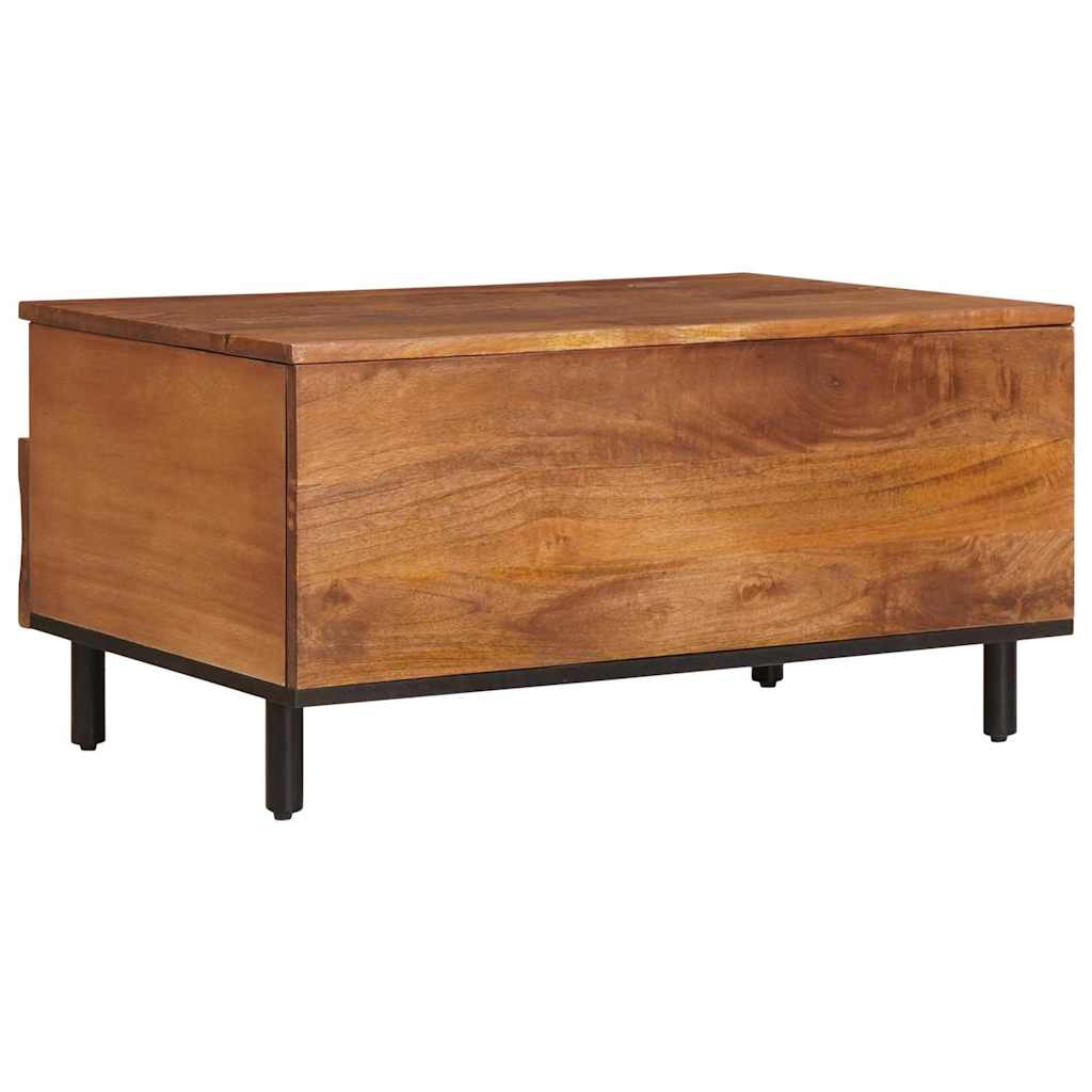Sofabord med skuffe Brun 80 x 54 x 40 cm Massivt mangotræ
