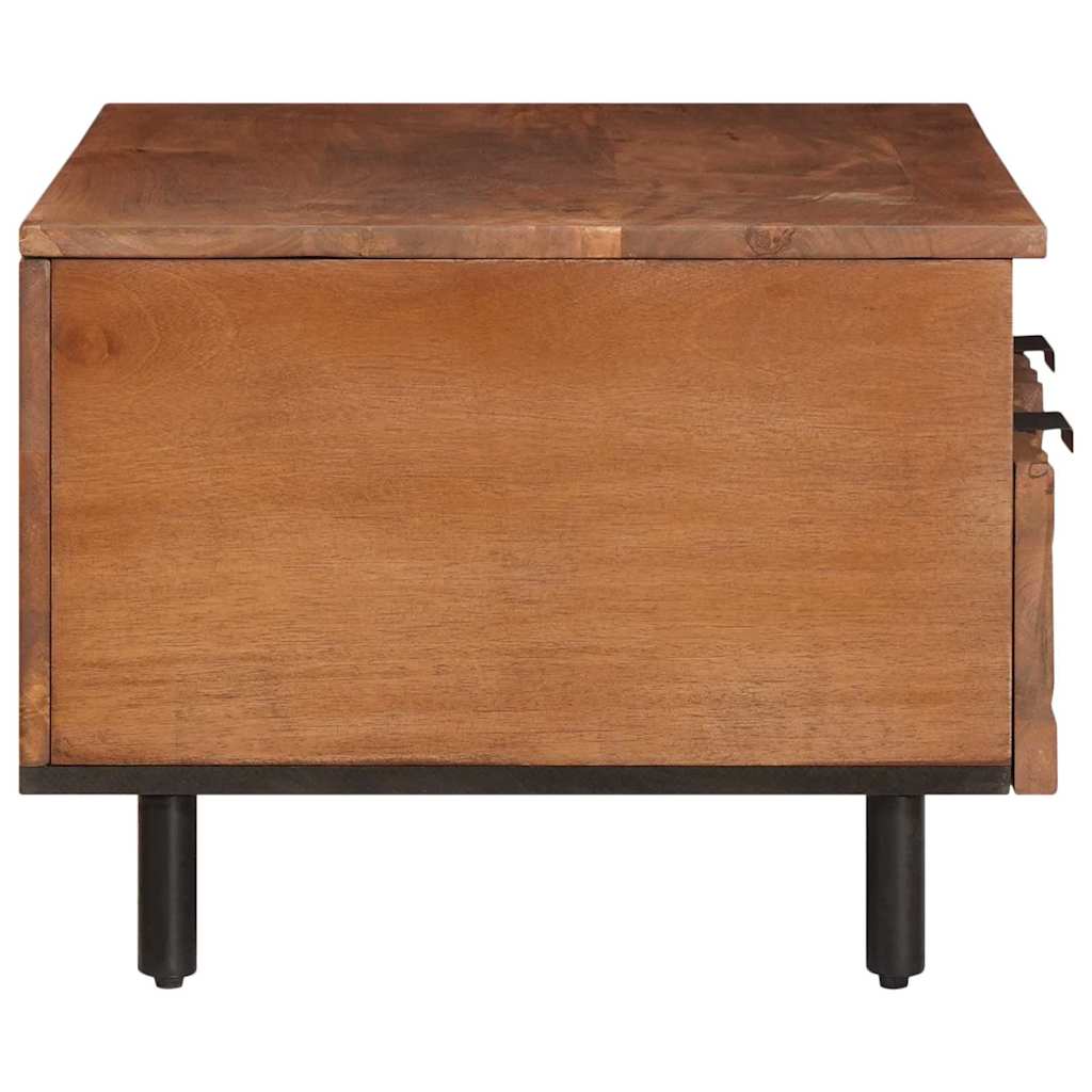 Sofabord med skuffe Brun 80 x 54 x 40 cm Massivt mangotræ