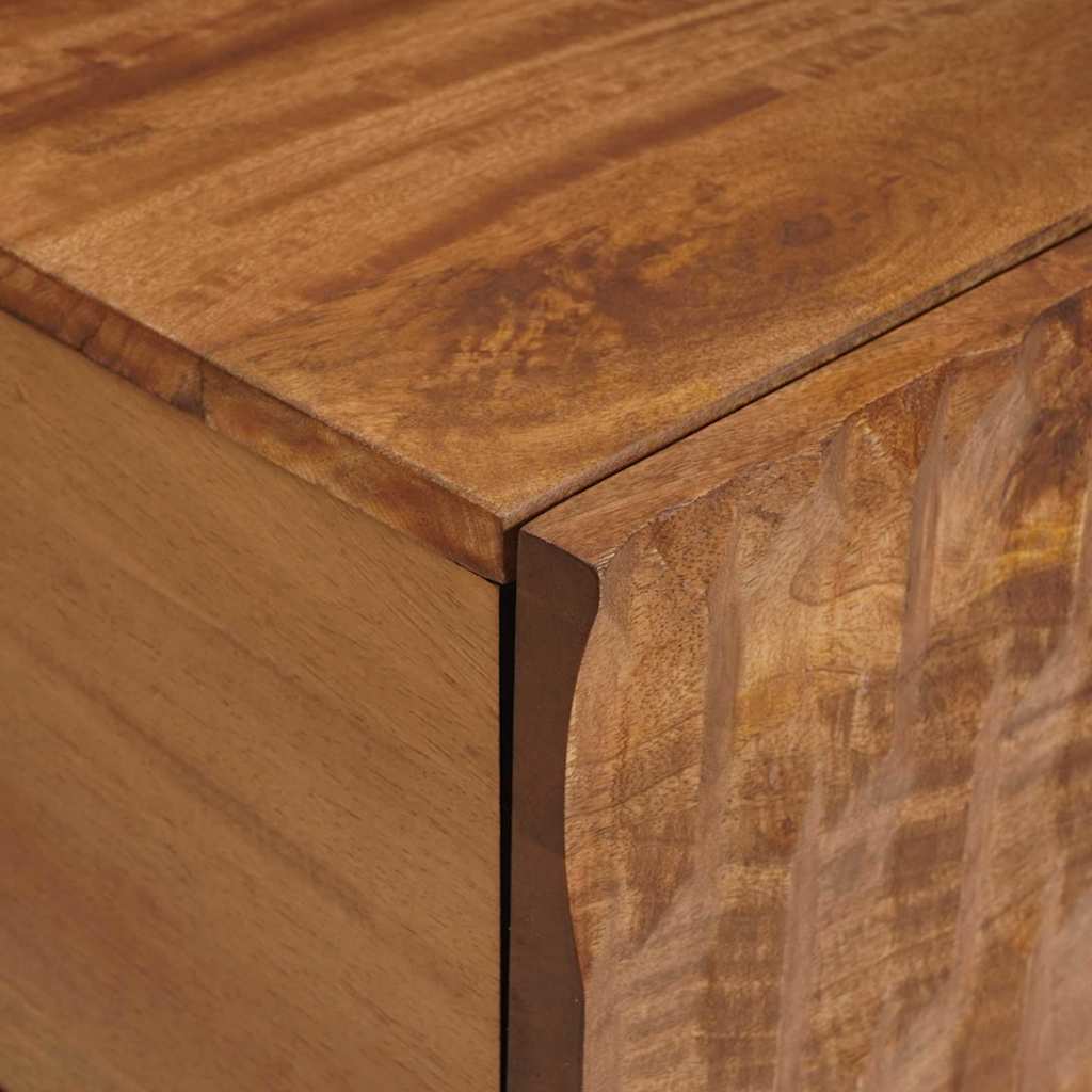 TV-skab Acacia Brun Finish 105 x 33 x 46 cm Massivt mangotræ