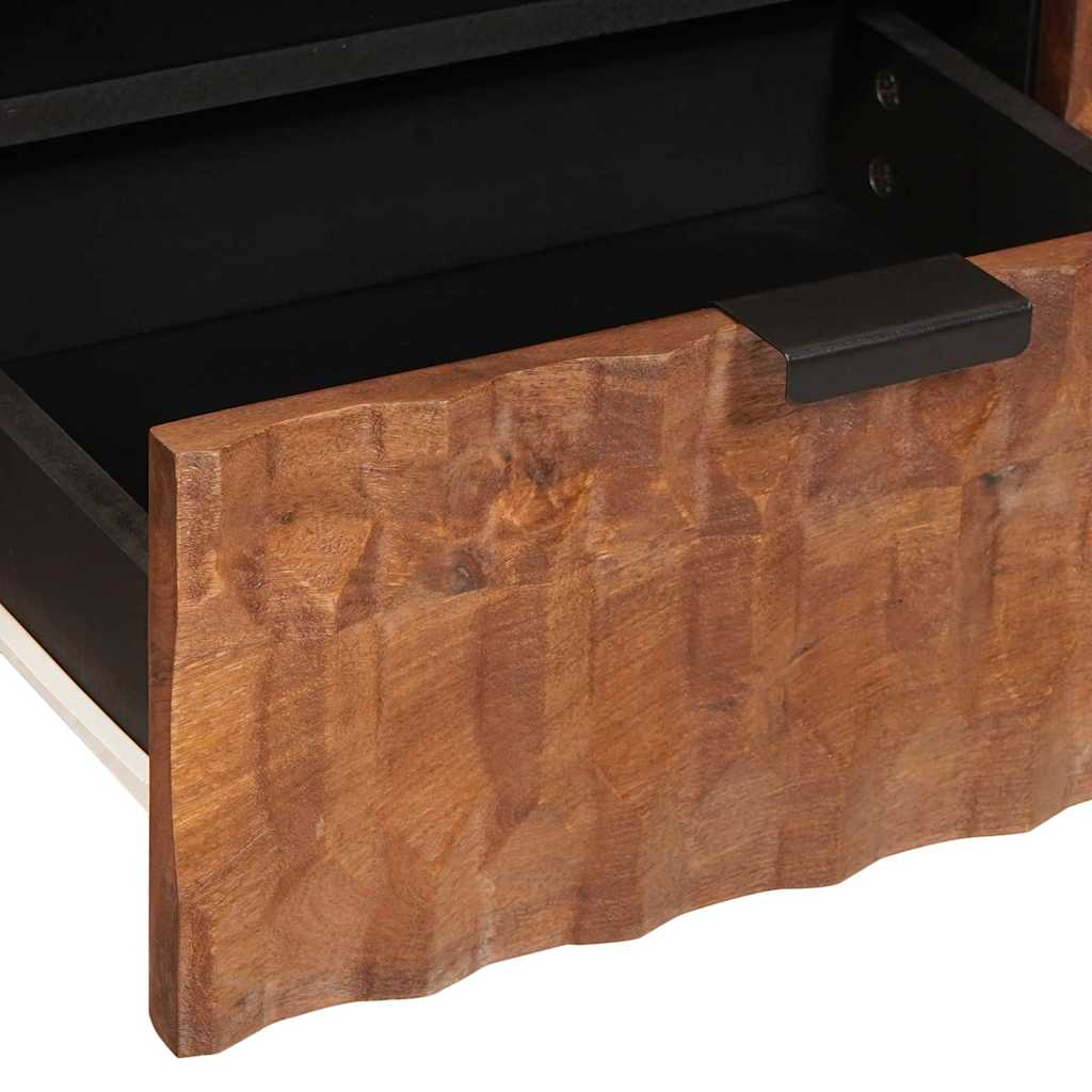 TV-skab Acacia Brun Finish 105 x 33 x 46 cm Massivt mangotræ