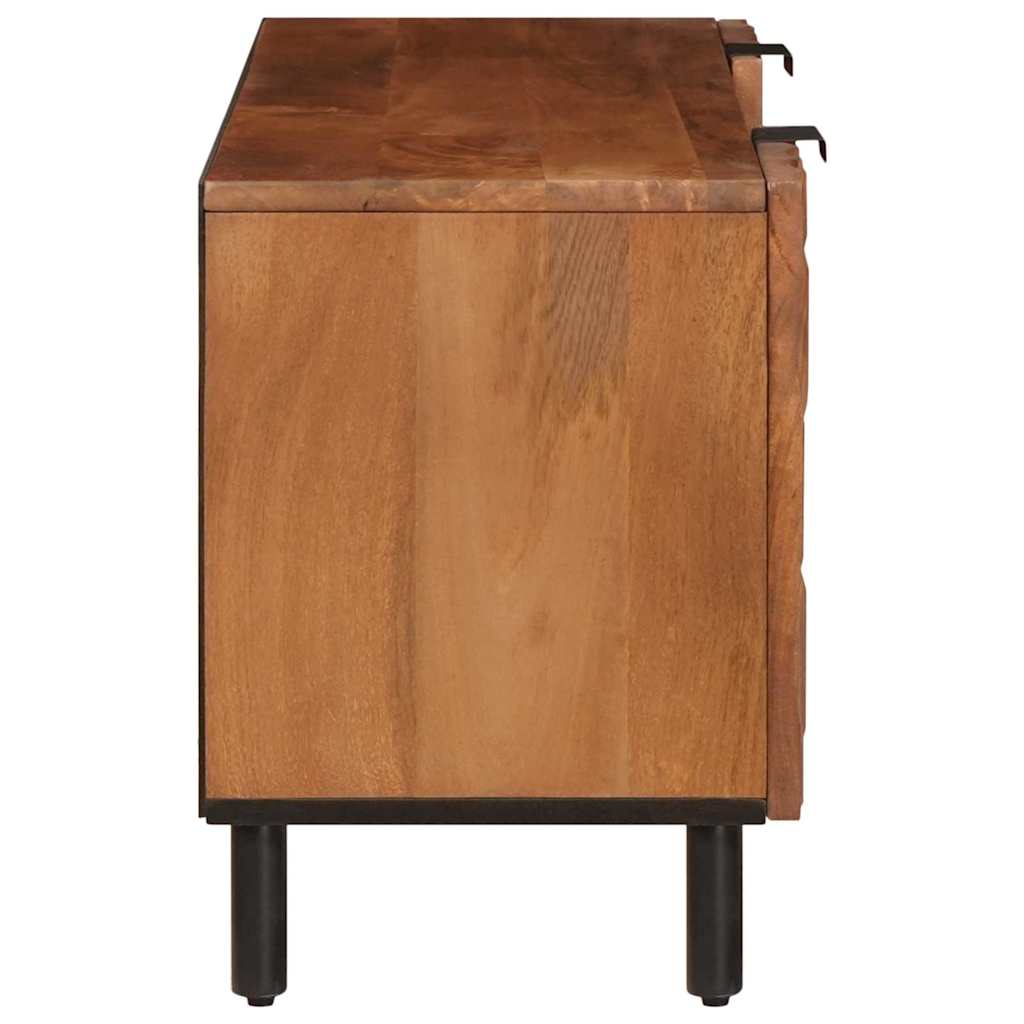 TV-skab Acacia Brun Finish 105 x 33 x 46 cm Massivt mangotræ