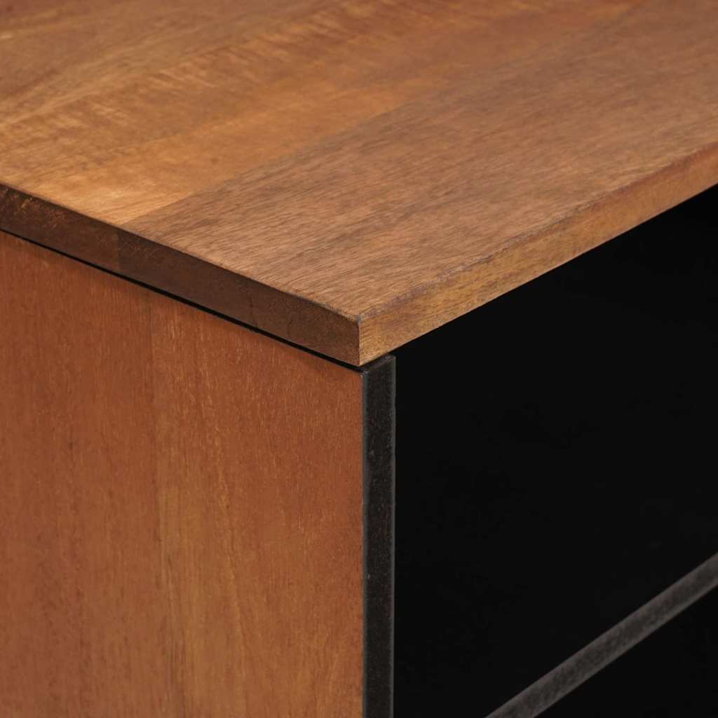 TV-skab Acacia Brun Finish 80 x 33 x 46 cm Massivt mangotræ